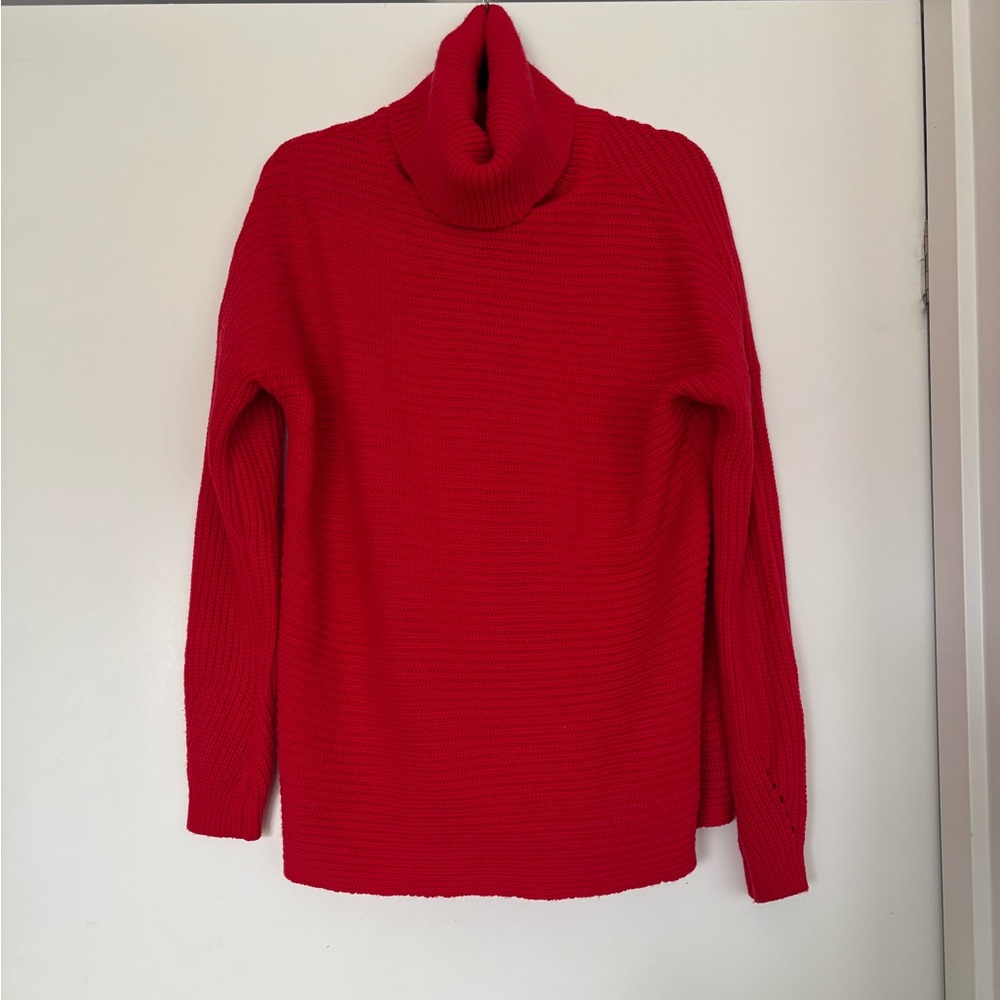 Veromoda Red Turtleneck Sweater in size small